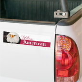Bald Adler Ultra-American oder Custom Text Red Whi Autoaufkleber (Auf Lkw)