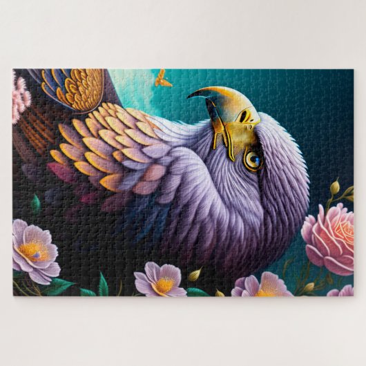 Bald Adler und Blume Puzzle (Horizontal)
