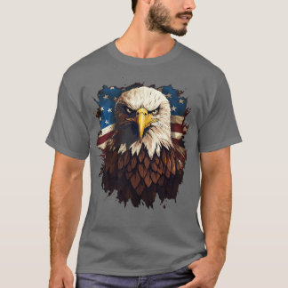 Bald Adler und die USA T-Shirt