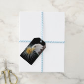 Bald Adler und Feuerwerke Geschenkanhänger (Mit Garn)