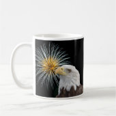 Bald Adler und Feuerwerke Kaffeetasse (Links)
