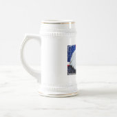 Bald Adler und Flagge Bierglas (Links)