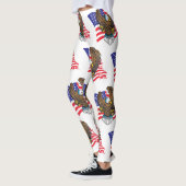 Bald Adler und Flagge Leggings (Links)
