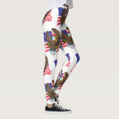 Bald Adler und Flagge Leggings (Rechts)