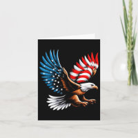 Bald Adler und Patriotische amerikanische Flagge 4