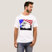 Bald Adler und Unisex T-Shirt (Vorne ganz)