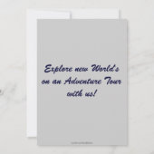 Bald Adler & Wasserfälle Einladung Karten (Rückseite)