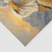 Bald-Adler-Wasserfarbengebirge Dekoupage Seidenpapier (Ausschnitt)