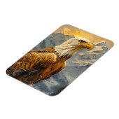 Bald-Adler-Wasserfarbengebirge Flexibel Magnet (Linke Seite)