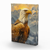 Bald-Adler-Wasserfarbengebirge Fotoblock (Rechts)