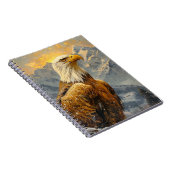Bald-Adler-Wasserfarbengebirge Notizblock (Rechte Seite)
