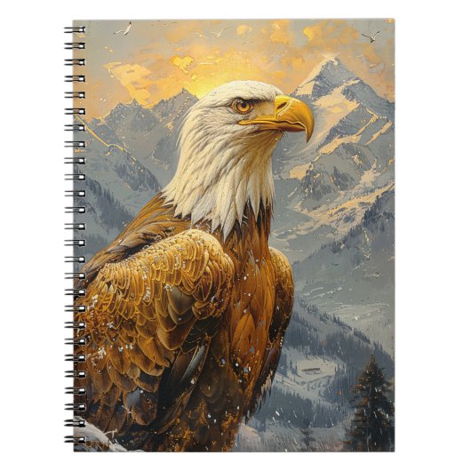 Bald-Adler-Wasserfarbengebirge Notizblock (Vorderseite)