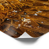 Bald-Adler-Wasserfarbengebirge Poster (Ecke)