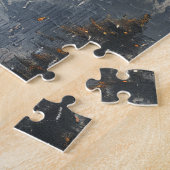 Bald-Adler-Wasserfarbengebirge Puzzle (Seite)