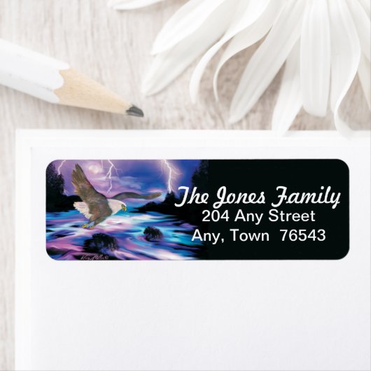 Bald-Adleretikett (Insitu)