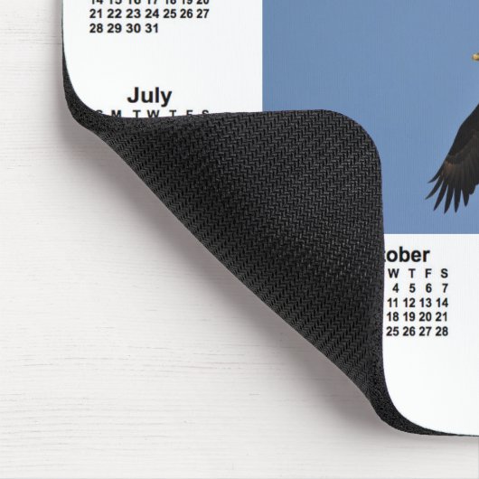 Bald-Adlerkalender 2023 von Janz Mousepad (Ecke)