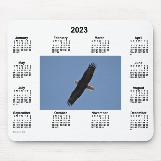 Bald-Adlerkalender 2023 von Janz Mousepad (Vorne)