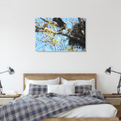 Bald-Adlerpaar auf Nest Leinwanddruck (Insitu (Schlafzimmer))