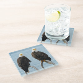 Bald Adles - Attitude Glasuntersetzer