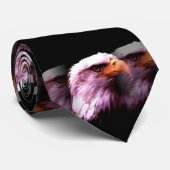 Bald American Eagle Artwork Krawatte (Gerollt)