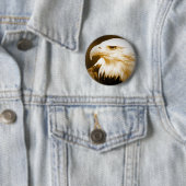 Bald American Eagle Eye Button (Beispiel)