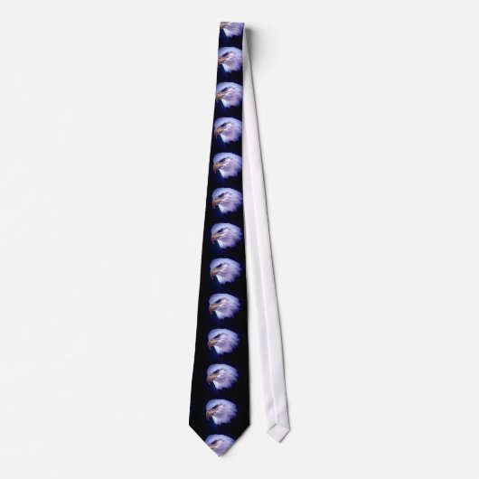 Bald American Eagle Eye Neck Tie Krawatte (Vorderseite)