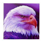 Bald American Eagle Fliese (Vorderseite)
