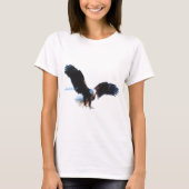 Bald American Eagle Landing T-Shirt (Vorderseite)
