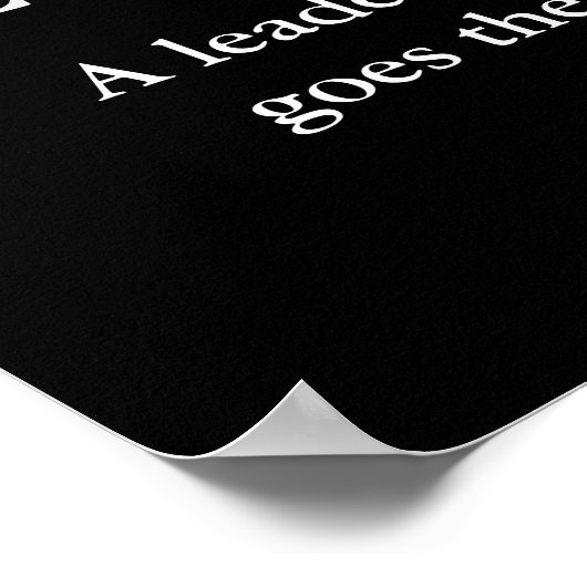 Bald American Eagle Motivierend Leadership Poster (Ecke)