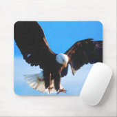 Bald American Eagle Mousepad (Mit Mouse)