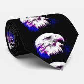 Bald American Eagle Neck Tie Krawatte (Gerollt)