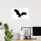 Bald American Eagle Poster Print BW Eagles Posters (Heimbüro)