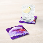 Bald American Eagle Rechteckiger Pappuntersetzer (Vor Ort)