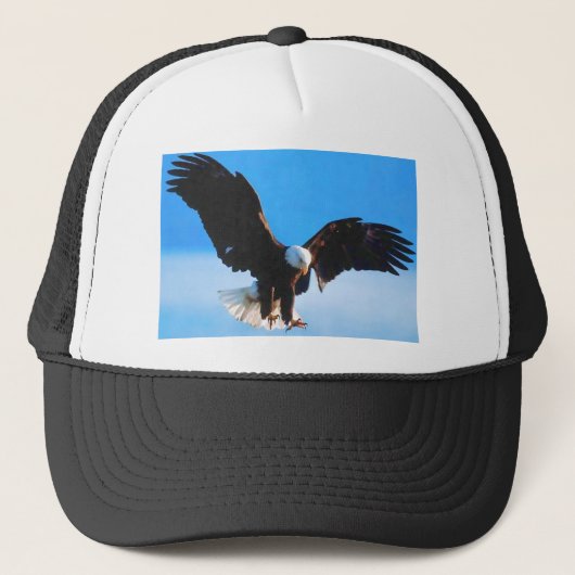 Bald American Eagle Truckerkappe (Vorderseite)