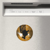 Bald amerikanischer Adler im Flug Magnet (In Situ (Geschirrspüler))