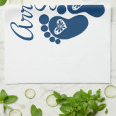 Bald ankommen küchentuch (Gefaltet)