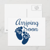 Bald ankommen postkarte (Vorne/Hinten)