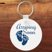 Bald ankommen schlüsselanhänger (Vorderseite)