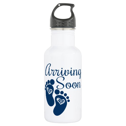 Bald ankommen trinkflasche (Vorderseite)