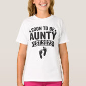 Bald auf Aunty 2023 Funny neues Geborenes Baby Ges T-Shirt (Vorderseite)