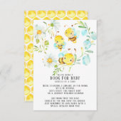 Bald auf Bee Family von 3 Bier-Buch für Baby Begleitkarte (Vorne/Hinten)