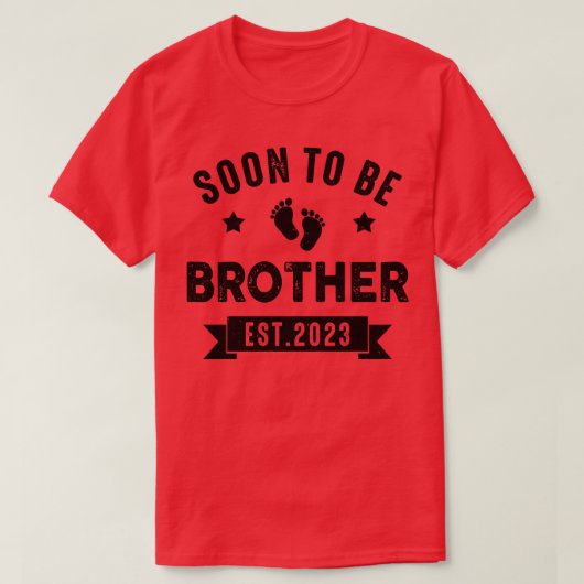 Bald auf Bruder 2023 neue große Bruder zum ersten  T-Shirt (Design vorne)