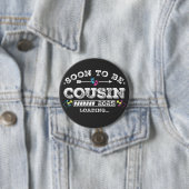 Bald auf Cousin 2025 Ladungsrunde Button (Beispiel)