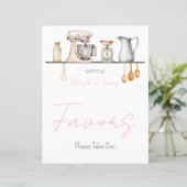 Bald auf den Weg! Duschkarten und Geschenksign (Stehend Vorderseite)