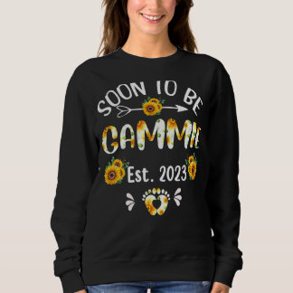 Bald auf Gammie 2023 Sonnenblumenmüttertag Sweatshirt