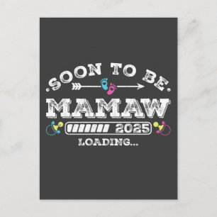 Bald auf Mamaw 2025 Postkarte