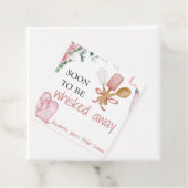 Bald auf weg Brautparty Gefälligkeitstafel flüster Geschenkanhänger (Beispiel)