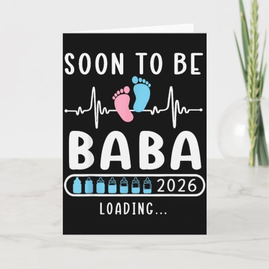 Bald Baba 2026 Wird Zu Baba Befördert  Karte (Vorderseite)