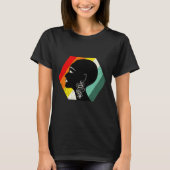 Bald Baddie Alopecia Awareness Bald Bold Beautiful T-Shirt (Vorderseite)
