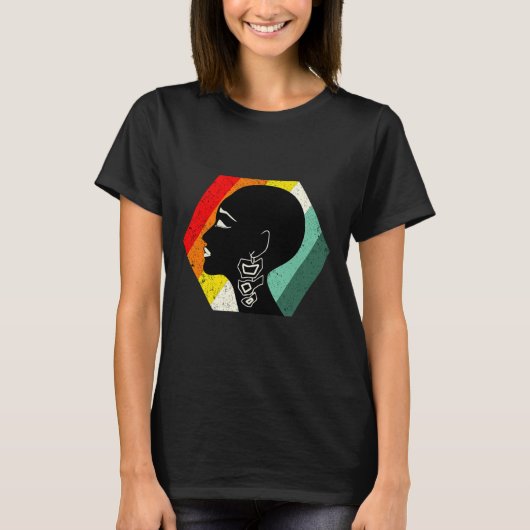 Bald Baddie Alopecia Awareness Bald Bold Beautiful T-Shirt (Vorderseite)